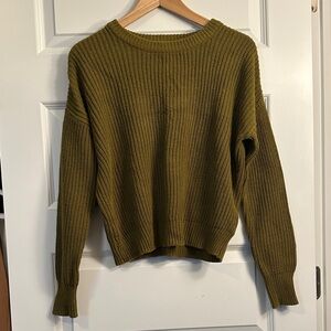Urban Outfitters Olive Knit Sweater